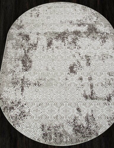 Изображение товара Ковер Овальный на пол в гостиную в спальню 100х200 см современный ворс 7 мм 322428 KoverVDom