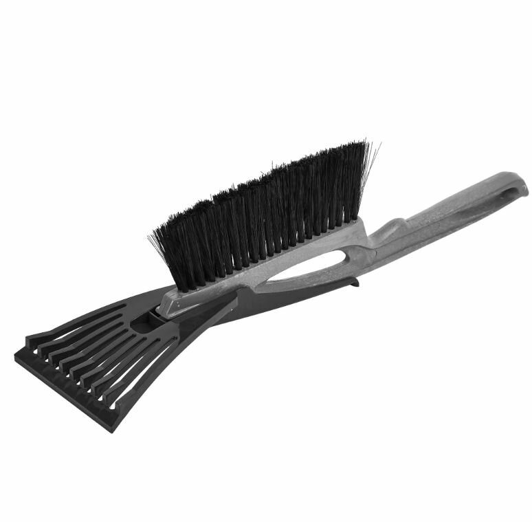 Щетка скребок для автомобиля Saturn h40 см пластик серый