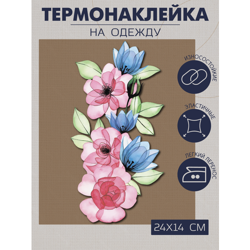 фото Термонаклейка на одежду цветы ivushkaart ivushkaprint