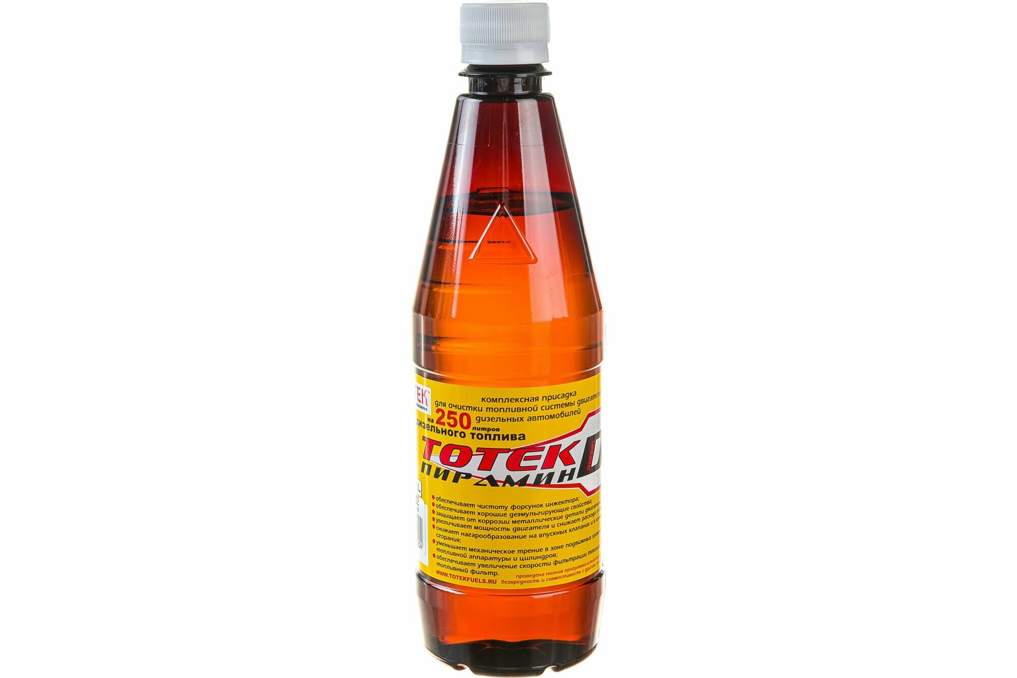 фото Тотек Пирамин-Д очиститель форсунок дизельного двигателя на 250 л. 0,5л. PIRD05250