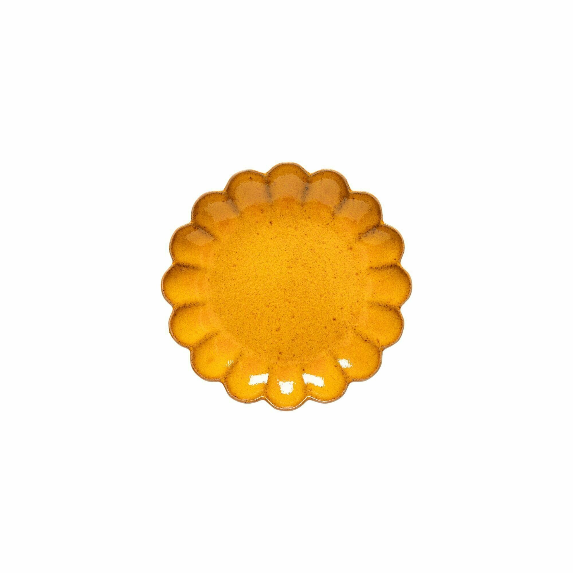 Тарелка для закусок и сервировки стола керамическая COSTA NOVA Marrakesh Appetizer plate 188 см желтая
