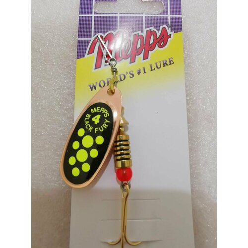Блесна Mepps BLACK FURY CHARTREUSE CU #4 (8г)