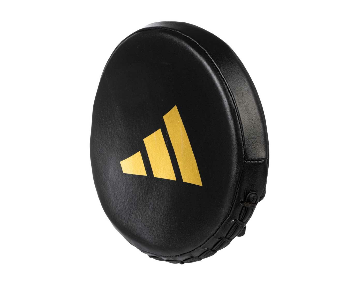 Лапы Speed Disk Punching Mitt Leather черно-золотые — фото 1
