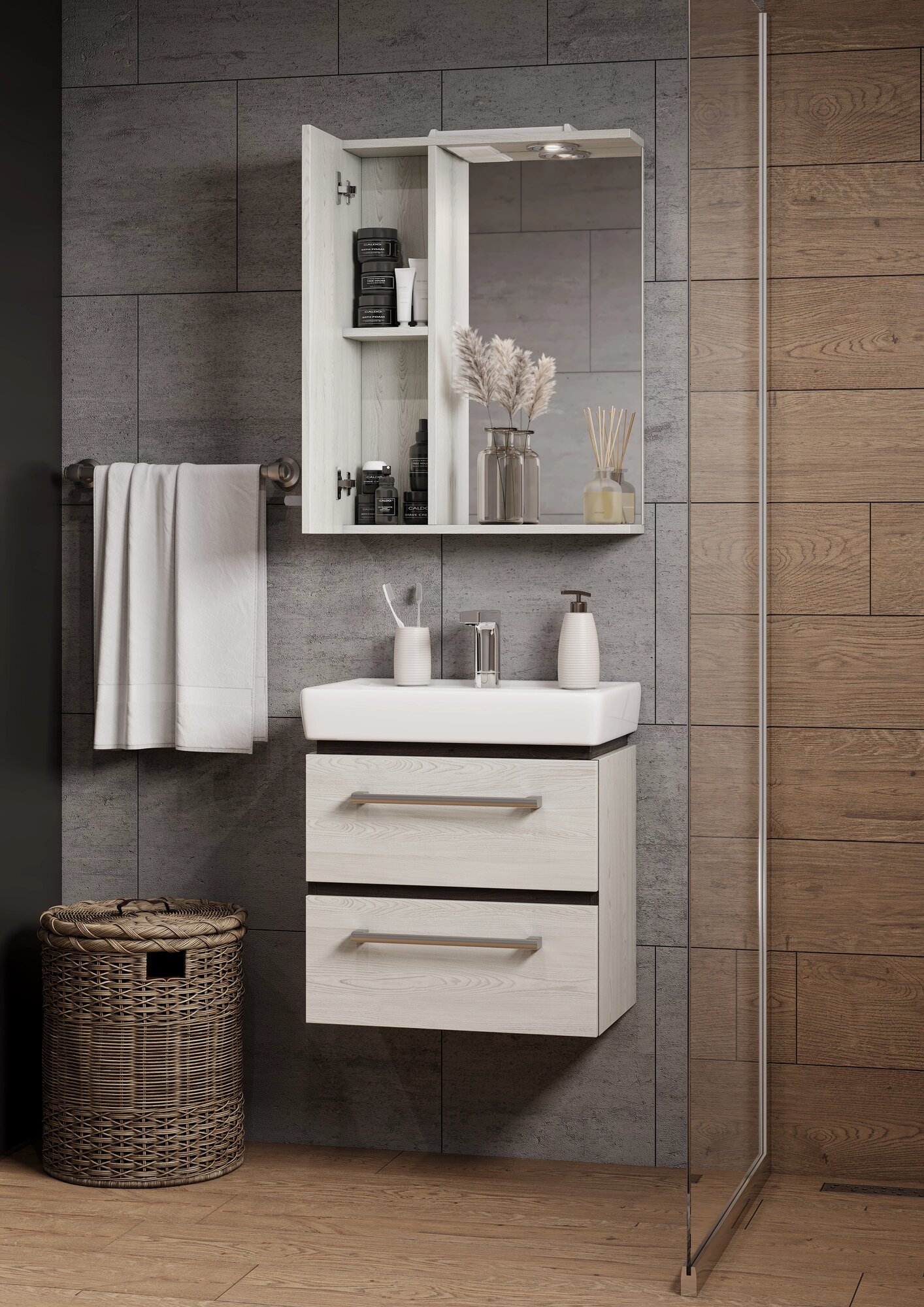 Тигода 1WH302127 Умывальник 55x38x16.5 см Акватон - фото №8
