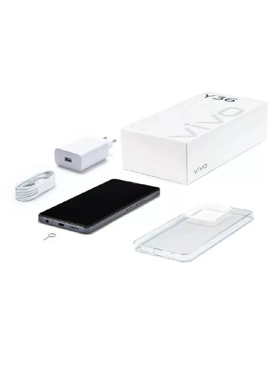 Смартфон vivo Y36 8/256 ГБ, Dual nano SIM, мерцающее золото — фото 1