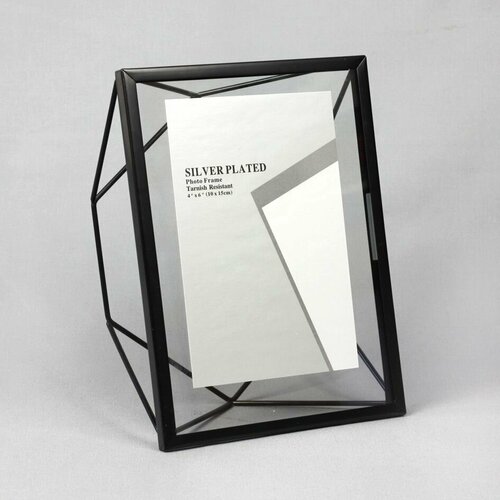 Фоторамка металлическая 10х15 черная