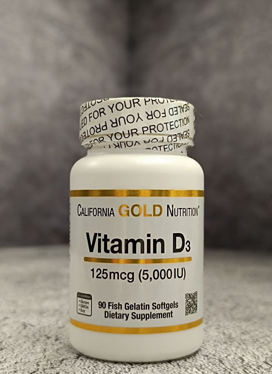 California Gold Nutrition, Витамин D3...