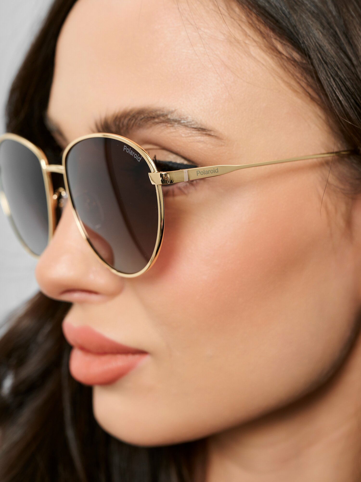Солнцезащитные очки Polaroid, золотой — фото 1