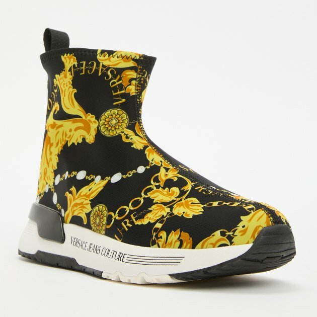 Кроссовки Versace Jeans Couture, размер 37, черный