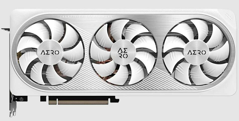 GIGABYTE NVIDIA GeForce RTX 4070 Ti 16 Гб GDDR6X 256 бит PCI-E 4.0 GPU 2655 МГц GV-N407TSAEROOC-16GD
