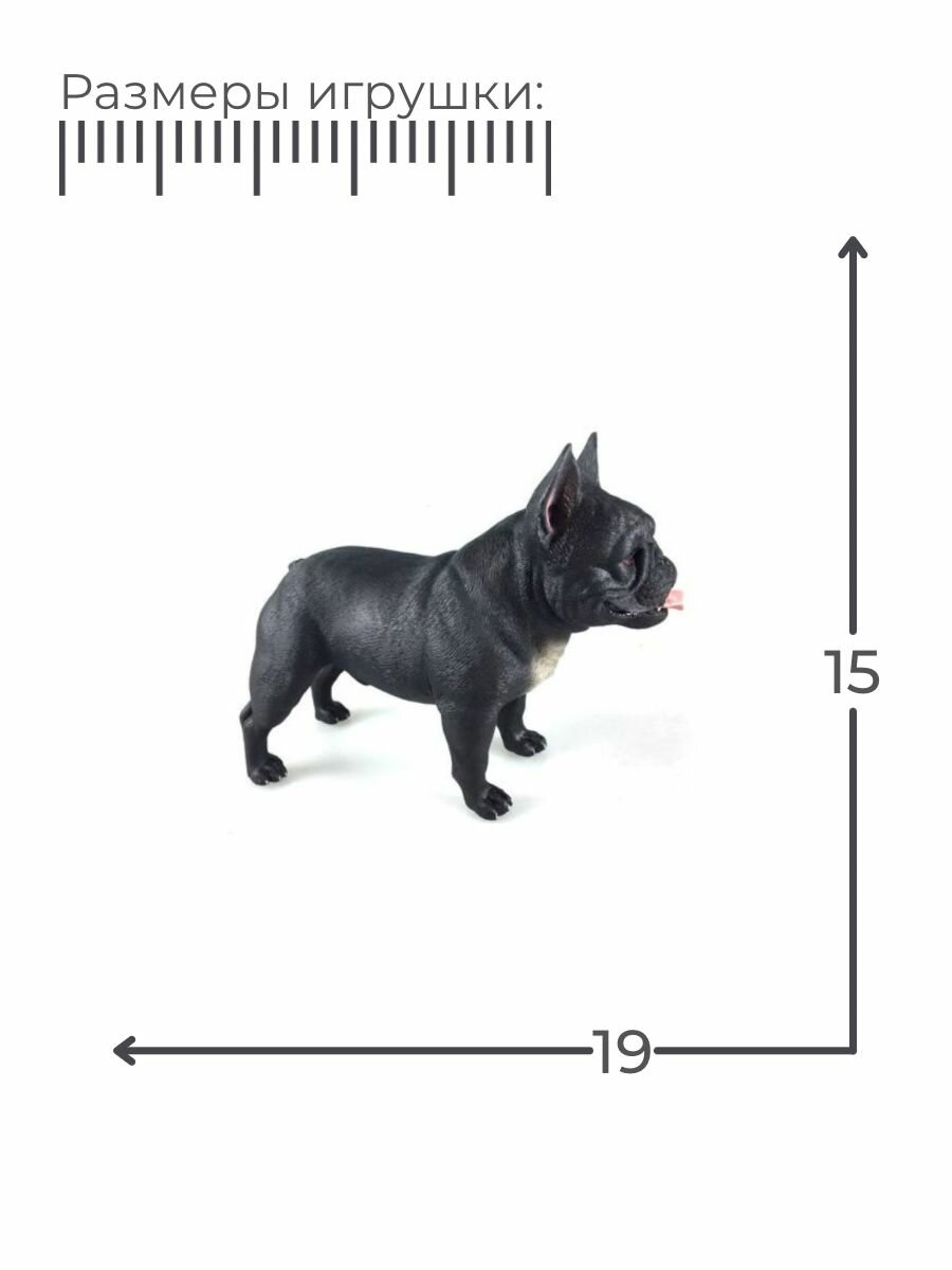 Фигурка собака, Бульдог / Фигурка игрушка — фото 1