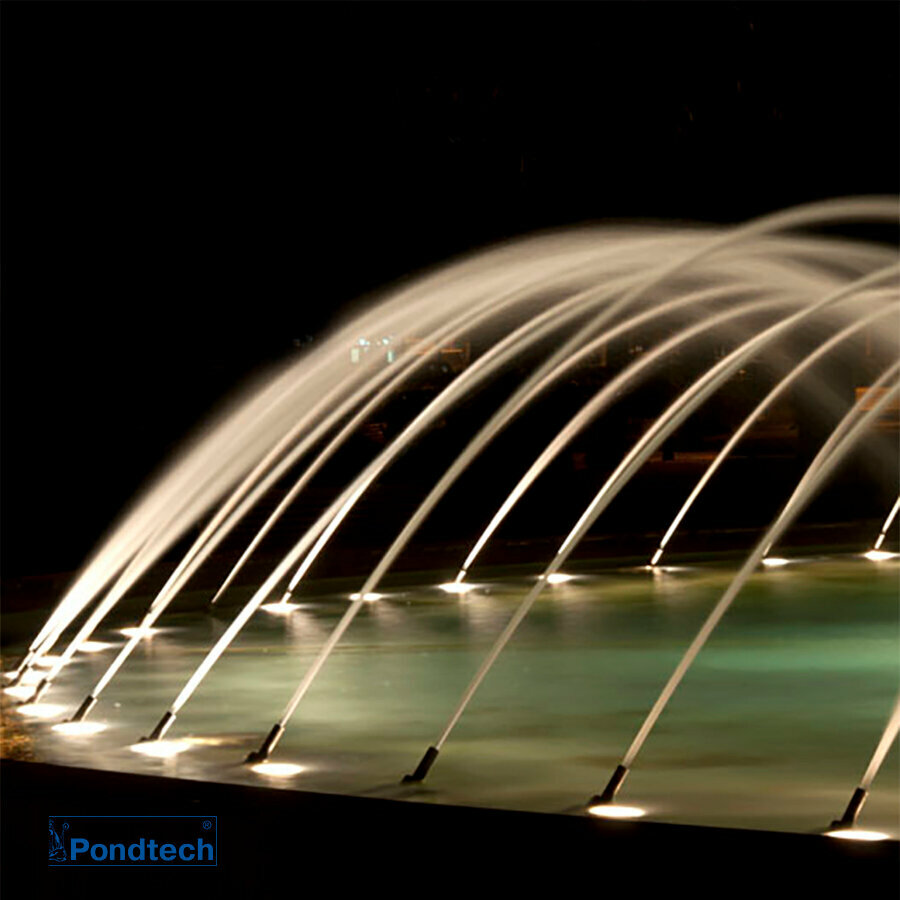 Фонтанная насадка одноструйная Pondtech ZC 10S, хромированная латунь — фото 1