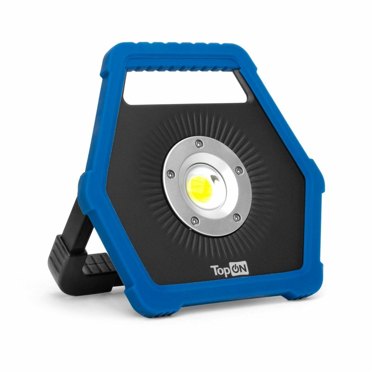 Аккумуляторный фонарь TOP-MX1MGP (LED 10 Вт 1100 люмен PowerBank 3200 mAh поворотная подставка и ручка)