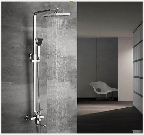 Изображение товара Душевая система LEDEME с тропическим душем L2433