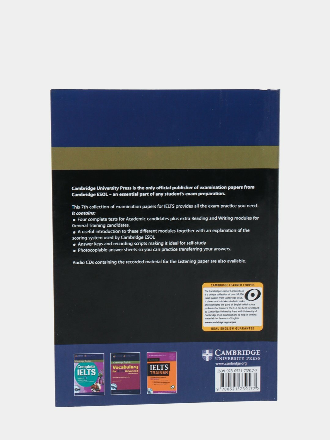 Учебник Cambridge IELTS-7, для изучения английского языка, с CD, 2018 г, 176 стр, А5+. — фото 1