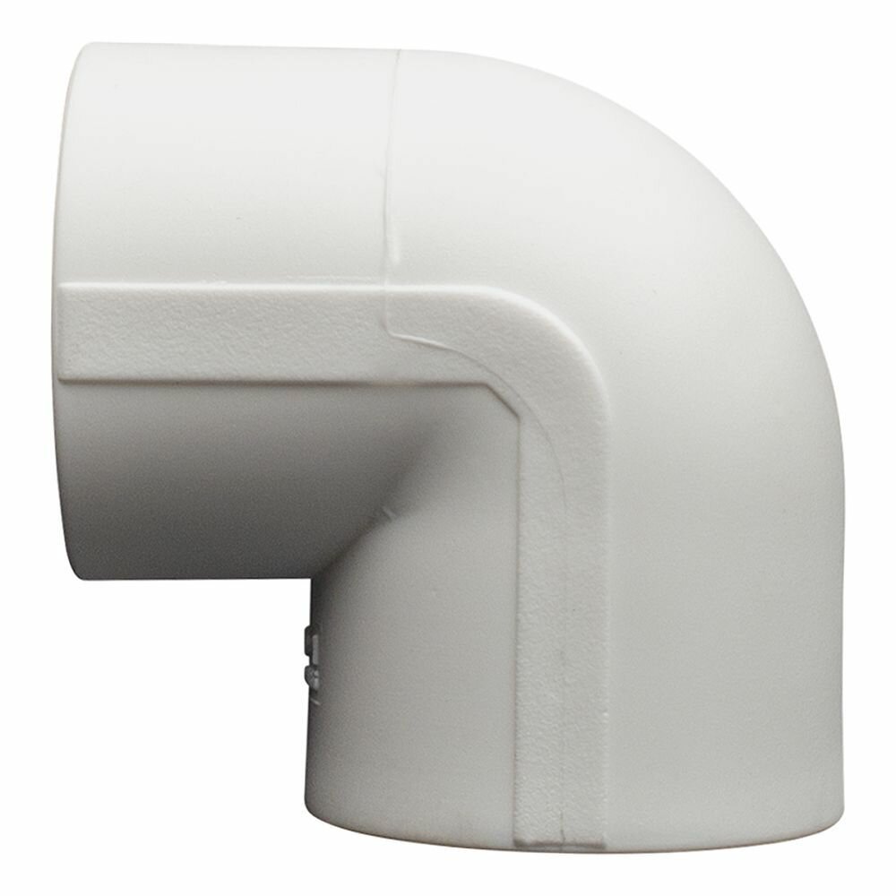 Уголок полипропиленовый 50 для трубы на 90 градусов СТМ пласт — фото 1