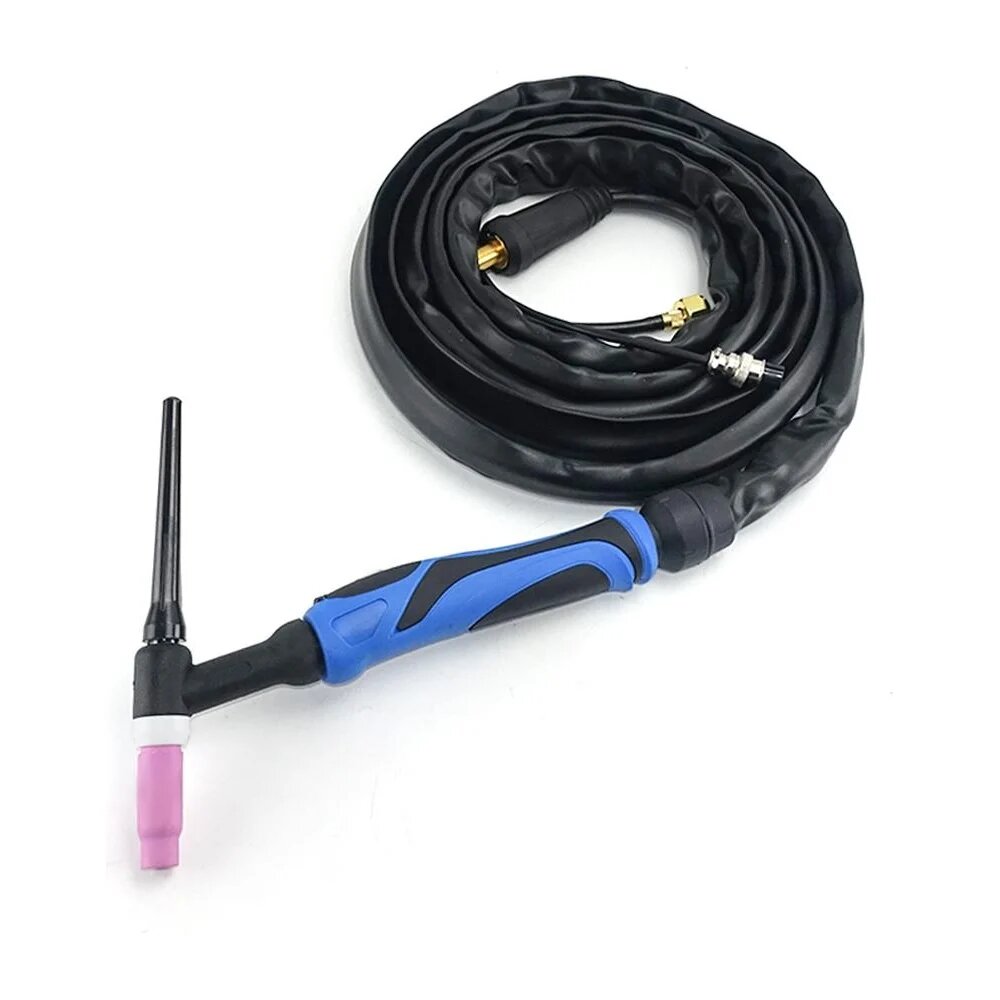 Энаргит Горелка TIG WP 26 FX (8 метров, M16x1,5+2 pin, вилка 35-50, возд, AC160А/DC250A,0.5-3.2мм) WP26FX-8-M16-2P-3550