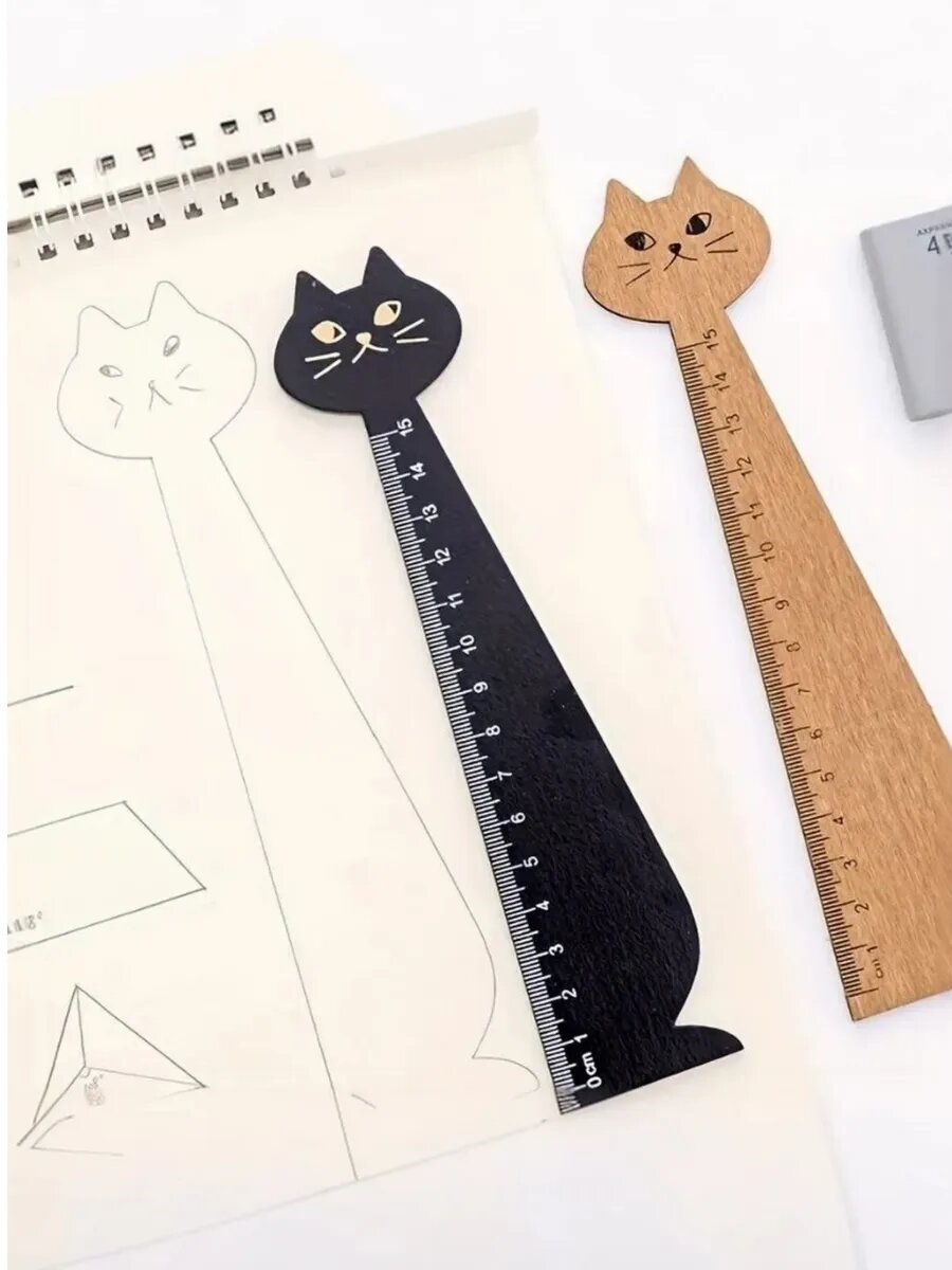 Линейка кошка 3 шт — фото 1