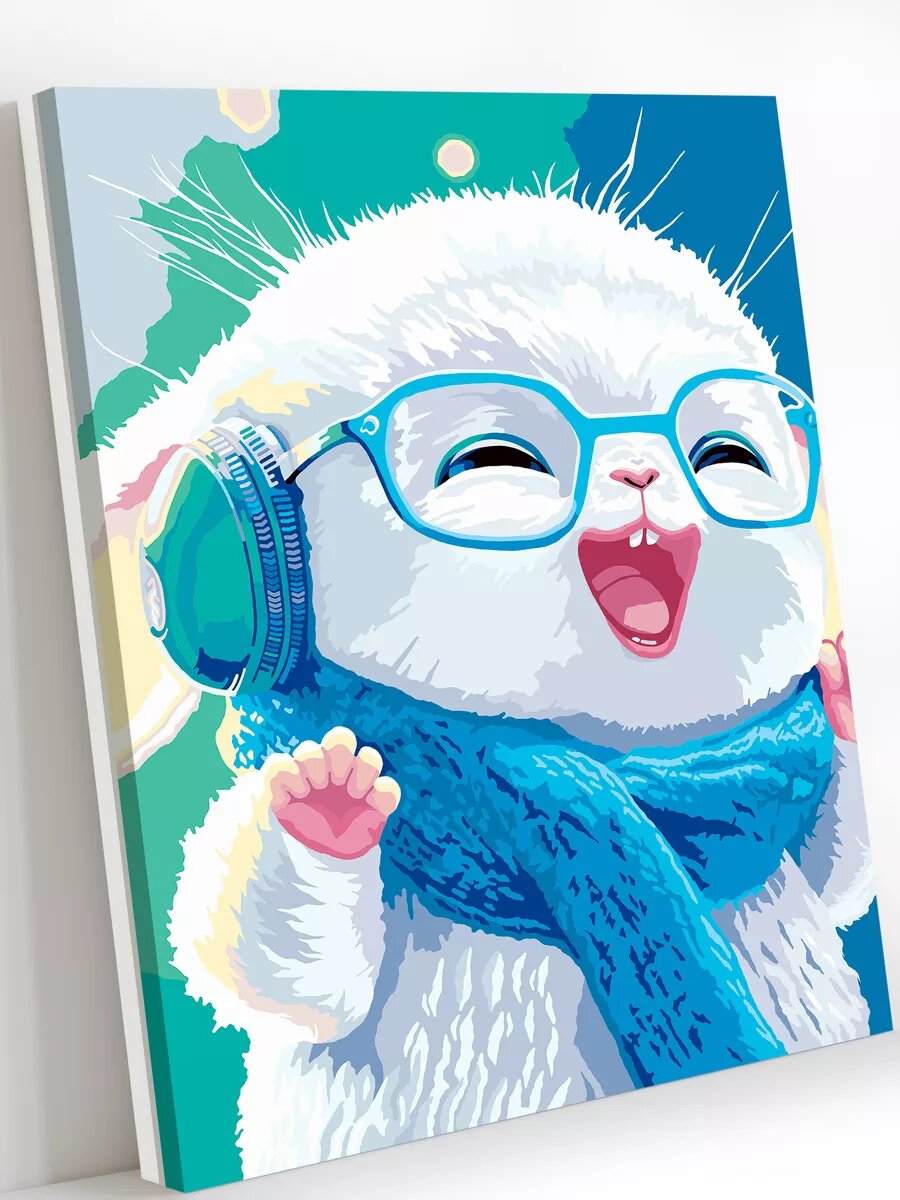 Картина по номерам Hobby Paint Миленький зая