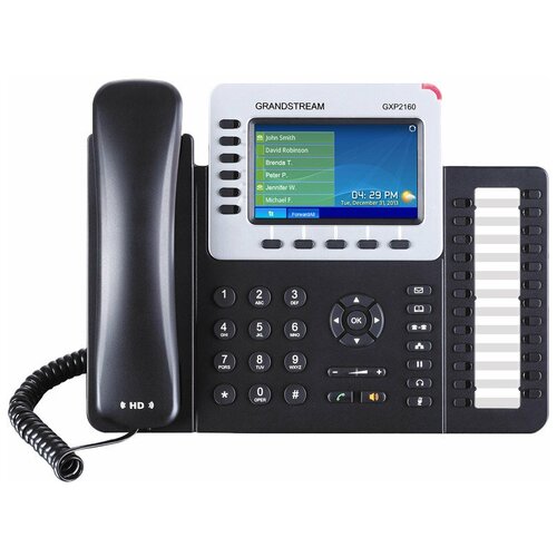 voip телефон grandstream grp2601 черный VoIP-телефон Grandstream GXP2160 черный