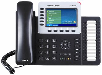 Grandstream GXP2160 - IP-телефон, 6 SIP линий, 2 порта Gigabit интернет, PoE, Bluetooth, USB