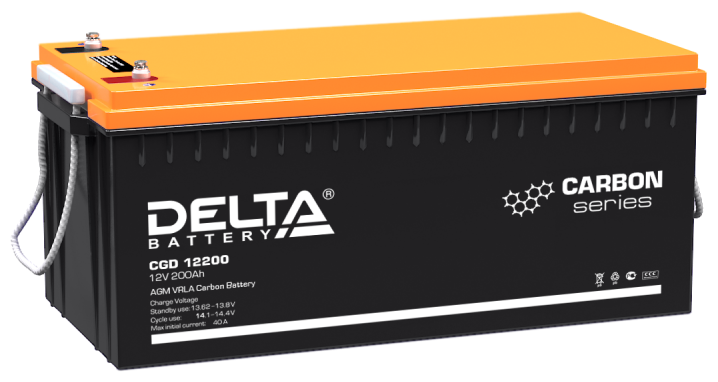 Аккумуляторная батарея DELTA Battery CGD 12200 12В 200 А·ч