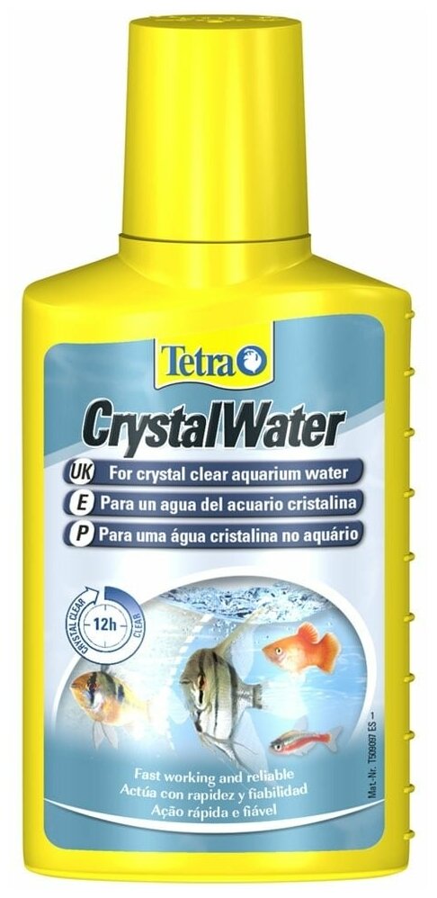 TetraAqua CrystalWater Препарат для подготовки кристально чистой воды 100мл - фотография № 2