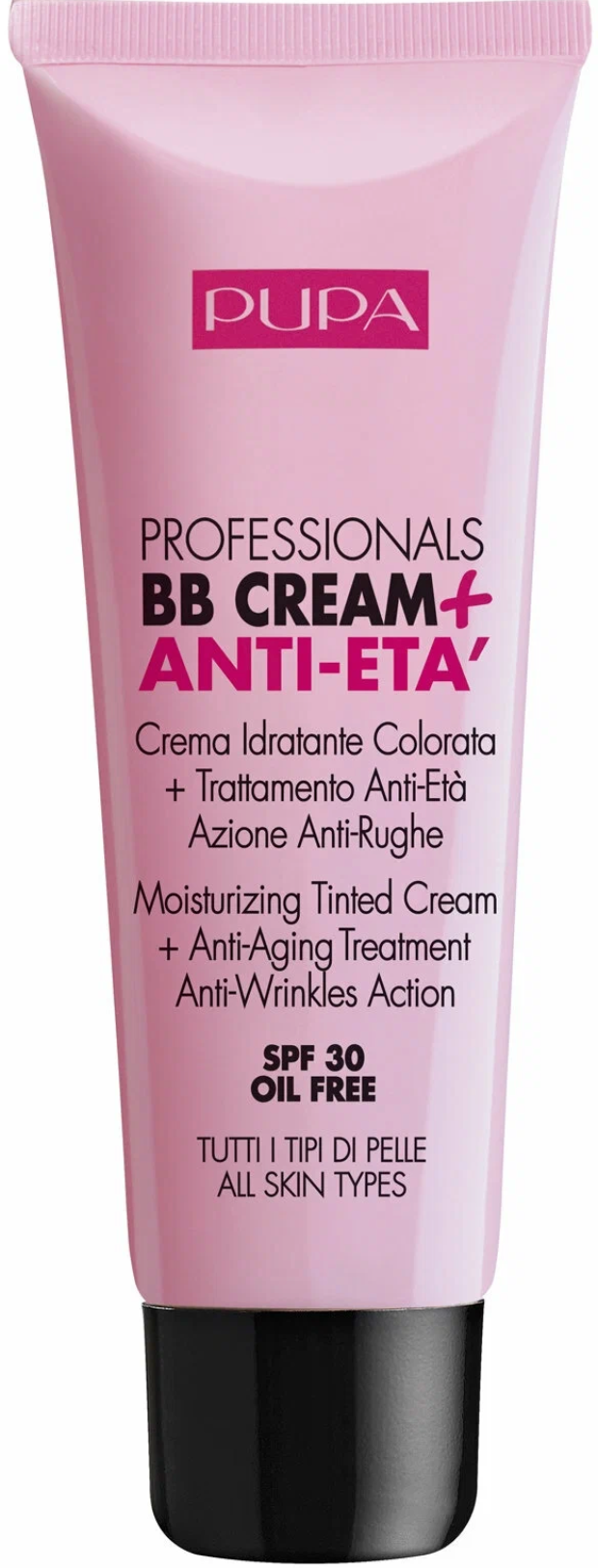Пупа / Pupa - Тональный крем для лица BB Cream+Anti-Eta антивозрастной увлажняющий 002 Sand 50 мл