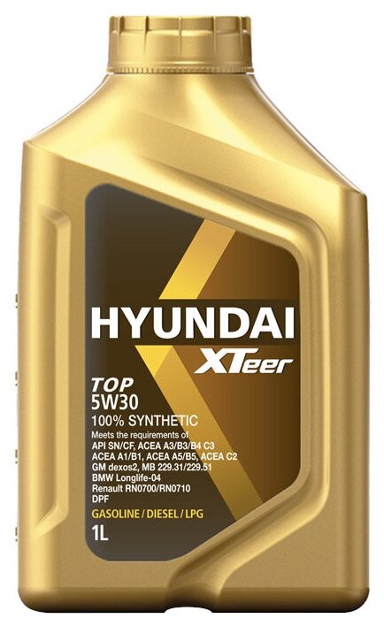 Синтетическое моторное масло HYUNDAI XTeer Top 5W-30