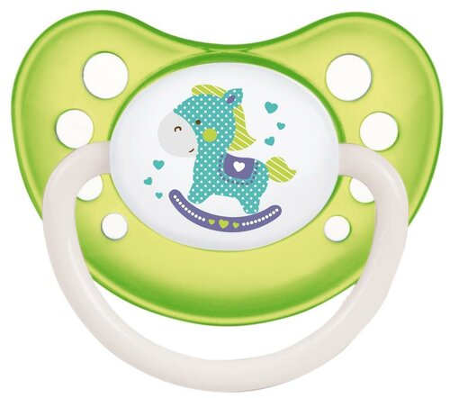 Пустышка силиконовая ортодонтическая Canpol Babies Toys 0-6 м, зеленый
