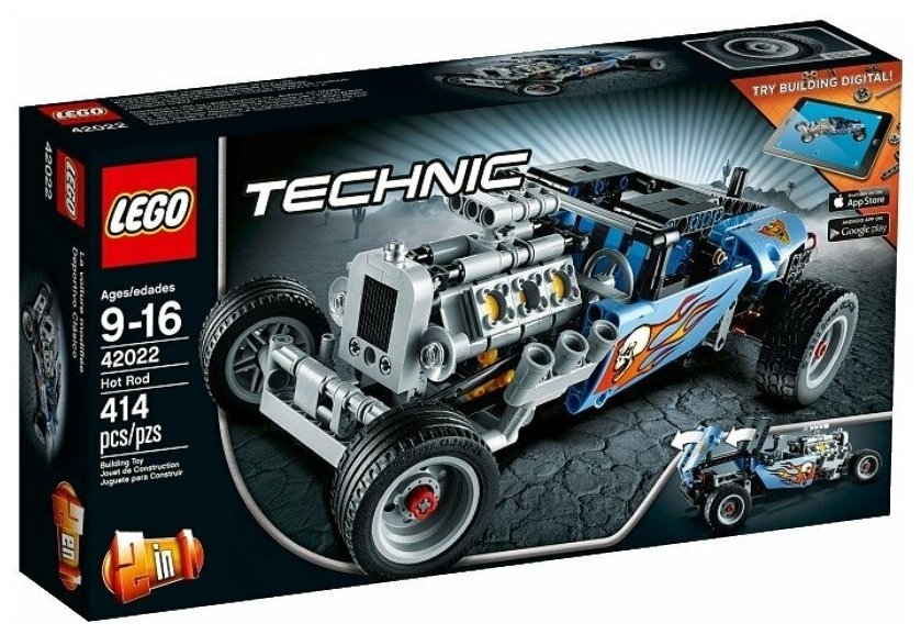 LEGO Technic 42022 Гоночный автомобиль, 414 дет.