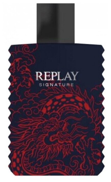 Replay Мужской Signature Red Dragon For Man Туалетная вода (edt) 50мл