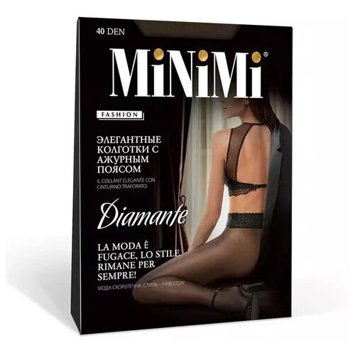 MiNiMi DIAMANTE 40 (кружевной пояс) mineral 2-S