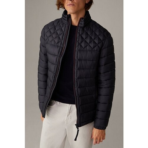  куртка Strellson S.C. Clason 2.0 демисезонная, силуэт прямой, стеганая, утепленная, ультралегкая, без капюшона, карманы, размер 50, синий
