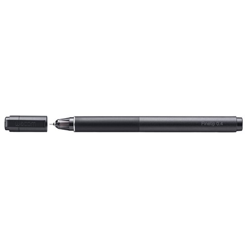 Стилус WACOM Finetip Pen, черный для WACOM стилус wacom ballpoint pen черный для wacom