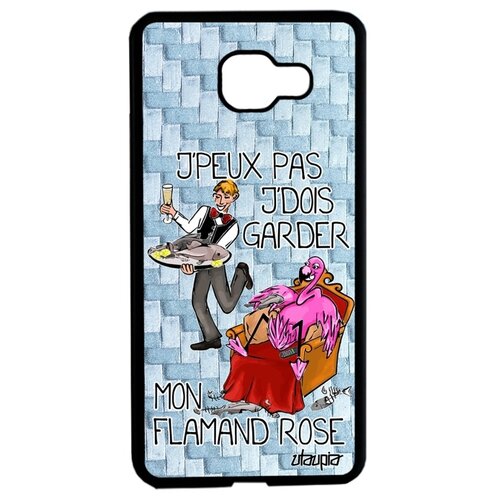 фото Чехол на samsung galaxy a5 2016, "не могу - у меня фламинго!" анекдот карикатура utaupia