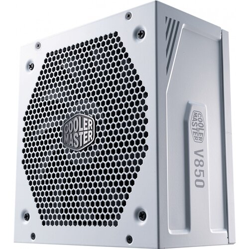 Блок питания Cooler Master ATX 850W V Gold V2 White Case 80+ gold (24+8+4+4pin) APFC 135mm fan 12xSATA Cab Manag RTL