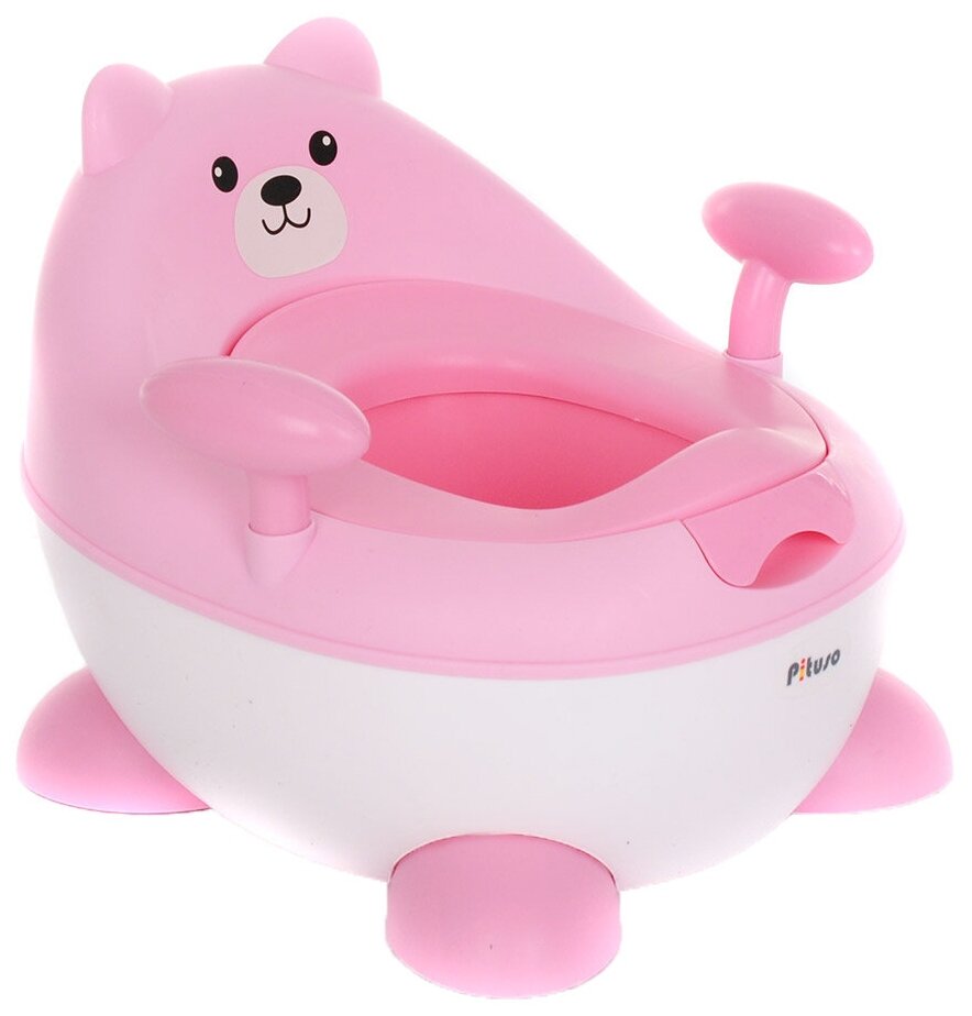 Детский горшок Pituso Мишутка Розовый Pink