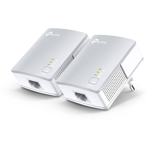 Комплект адаптеров Powerline TP-LINK TL-PA4010KIT AV600 комплект адаптеров powerline tp link tl pa4010kit 10 100mbps 500mbps