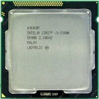 Процессор Intel Core i5-2500K Sandy Bridge LGA1155, 4 x 3300 МГц, OEM