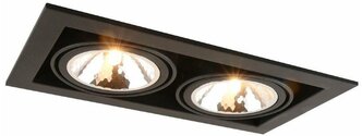 Светильник Arte Lamp Cardani A5949PL-2BK, G9, 80 Вт, 2 лампы, нейтральный белый, цвет плафона: черный