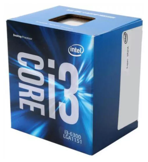 Процессор Intel Core i3-6300 Skylake LGA1151, 2 x 3800 МГц