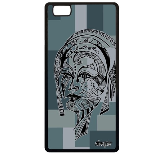 фото Чехол для телефона huawei p8 lite 2015, "портрет женщины" fleur woman utaupia