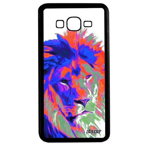 фото Чехол на смартфон samsung galaxy grand prime, "лев" африка хозяин utaupia