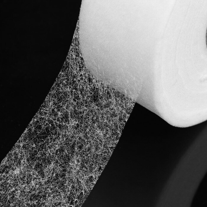 Арт Узор Паутинка клеевая, 4 см, 73 ± 1 м, цвет белый