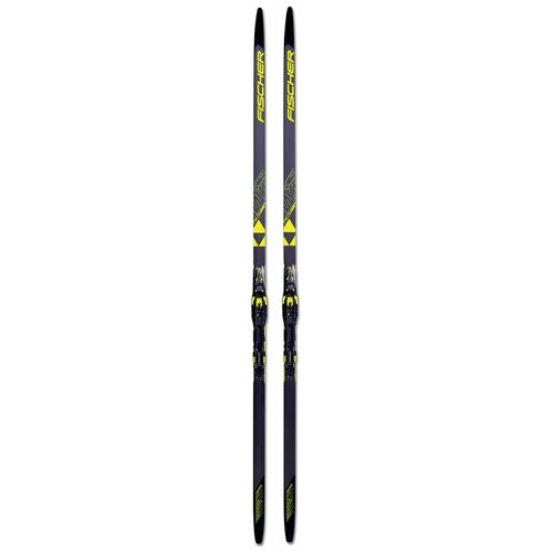 крепления fischer race step in classic ifp s55220 Беговые лыжи Fischer RCS Classic Plus Medium IFP предустановленная платформа, 202 см, черный/желтый