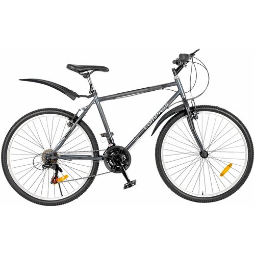 Велосипед горный Ecos Compass 185 18 скоростей черный 2083900₽