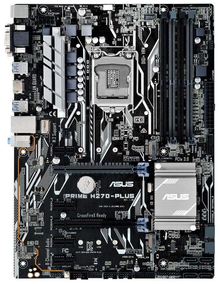 Материнская плата ASUS PRIME H270-PLUS