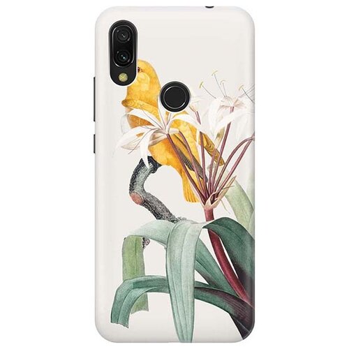 фото Чехол - накладка artcolor для xiaomi redmi 7 с принтом "желтый попугай" re:pa