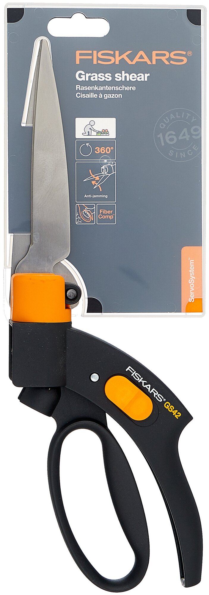 Ножницы для травы Fiskars GS42 1000589 - фотография № 8